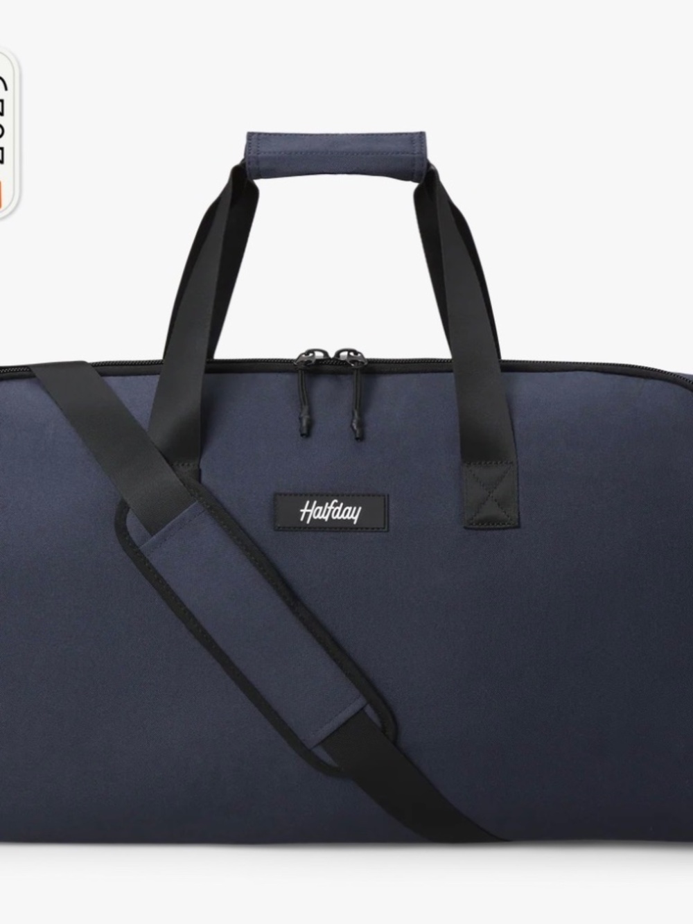 NWT Halfday The Garment Duffel 45L Navy $128